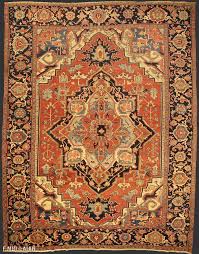 antique persian heriz serapi carpet n