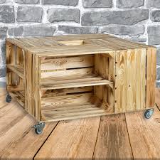 Height can be added to the crates by adding legs. Apple Crate Coffee Table Wine Boxes Etc