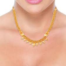 lightweight gold necklace from thushi