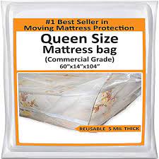 The word plastic can be defined as a material that is derived from polymer resins. Amazon Com Mattress Bags For Moving Queen Mattress Storage Bag 5 Mil Heavy Duty Thick Plastic Bed Mattress Cover Protector For Moving Queen Reusable Bed Moving Supplies Kitchen Dining
