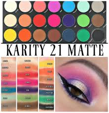 karity 21 matte eyeshadow palette