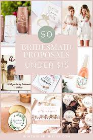 unique bridesmaid proposals under 15