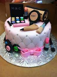 Collection by sunday rose cakes. Cosmetic Cake For A Chic Lady Makeup Birthday Cakes Make Up Cake Cake
