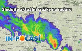 Radar bouřky, sloučená aktuální radarová data z radarových sítí: Radar Na Mape Bourky Meteostanice In Pocasi Beroun Decin Zatec