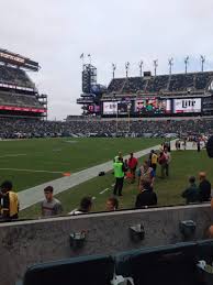 lincoln financial field section 114