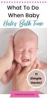 Warm water for you could be hot for the baby, and cool water can be freezing cold for her because of her sensitive skin. Newborn Baby Hates Baths Here S How To Calm Them Full Heart Mommy