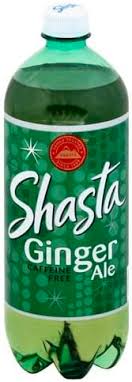 shasta ginger ale 1 l nutrition