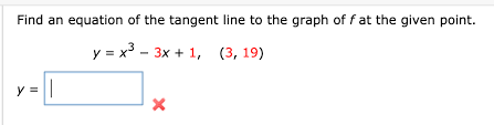 Tangent Line To The Graph Of