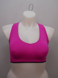 Women Sports Bra Size 2xl Danskin Pink Seamless Breathable T Back Low Impact