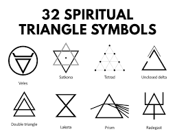 39 spiritual triangle symbols to help