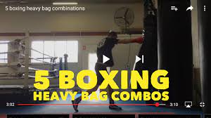 5 boxing combinations for the heavy bag