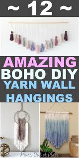 12 Diy Yarn Wall Hanging Ideas That