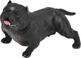 american bully pitbull dog figurine