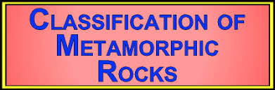Classification Of Metamorphic Rocks