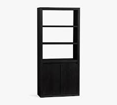 Folsom Open Bookcase With Doors