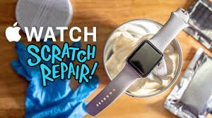 Removing fine scratches in stainless steel. Apple Watch Stainless Steel Scratch Fix Quick And Easy Repair Youtube