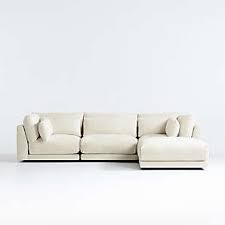 Achieve smooth lines with a curved sofa. Sectional Sofas Couches Living Room Sectionals Crate And Barrel Canada