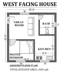 20 X20 West Facing House Design As Per