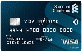 Standard Chartered Visa Infinite Card Infinite Card