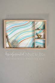 Handpainted Marble Wall Box