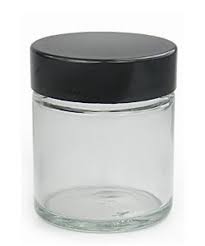 120 Ml Clear Glass Jar Threaded Wide