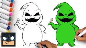 How To Draw Oogie Boogie | A Nightmare Before Christmas - YouTube