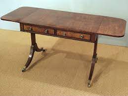 Antique Mahogany Sofa Table Regency