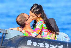 BELLA HADID and Marc Kalman Out Kissing ...