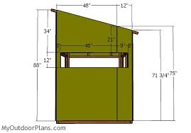 The plans come with full cut / shopping lists. Deer Shooting House Design