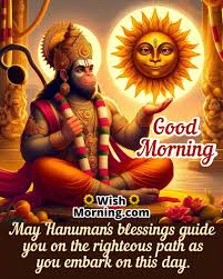 good morning hanuman images wish morning