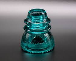Hemingray 42 Aqua Vintage Glass Insulator