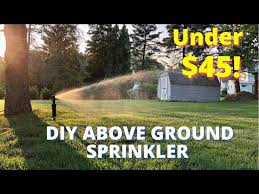 Diy Above Ground Sprinkler System
