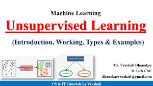 ml 4 unsupervised learning with