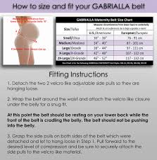 Gabrialla Elastic Maternity Belt Best Medium Strength Pregnancy Support Made In Usa Belly Band For Running Exercising Moms Abdominal And Lower