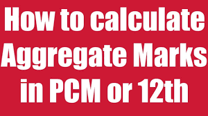 how to calculate aggregate marks in pcm