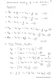 three phase induction motor equations