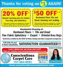 specials conscientious carpet care