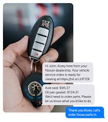 text message marketing for nissan dealers
