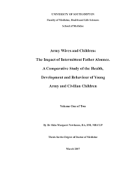 Doc Army Wives And Children The Impact Of Intermittent