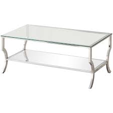 Coaster Glass Top Accent Coffee Table