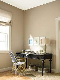 Painting your home office white, tan, or light grey can. Home Office Paint Color Ideas Inspiration Benjamin Moore