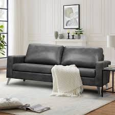 Gray Leather Sofas Armchairs Couches