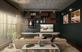 living room free 3d model