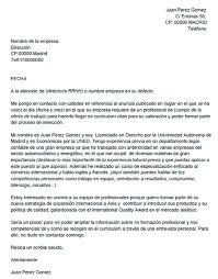 Example Spanish Cover Letter Samples Cover Letter Samples