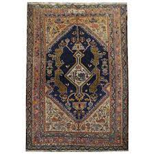 antique carpet armenian rug blue and