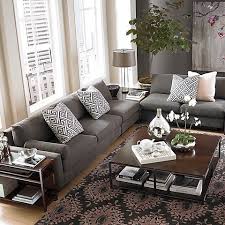 Bassett Favorites Grey Couch Living