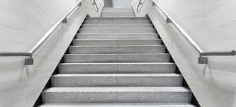 install a handrail on concrete steps