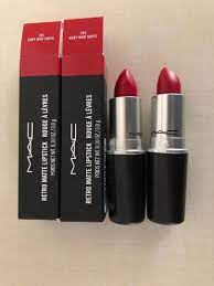 2 x mac cosmetics retro matte lipstick