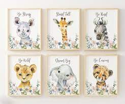 Safari Animal Prints Wildflower Fl