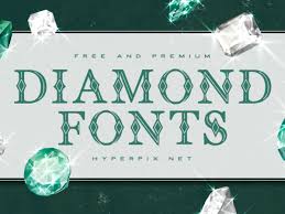 best diamond fonts free premium